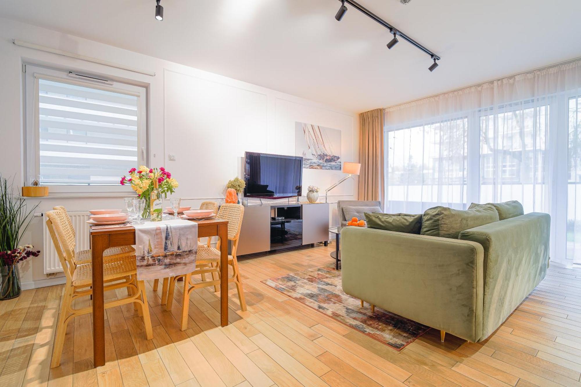 Lulu Apartments - Pod Masztami - Apartament Dwupokojowy - Basen Silownia Parking Kołobrzeg Eksteriør billede